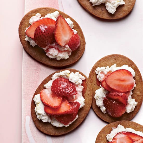 Strawberry-Ricotta Tartlets