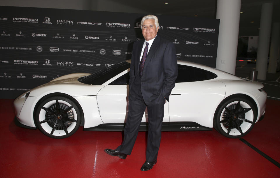 Jay Leno, en el The Petersen Automotive Museum en Los Angeles, California, en octubre de 2018. Faye Sadou/MediaPunch /IPX/AP