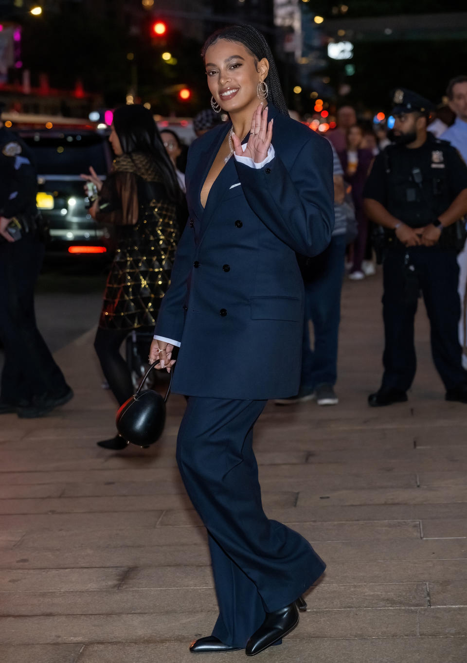 NEW YORK, NEW YORK - SEPTEMBER 28: Singer-songwriter Solange Knowles is seen arriving to the New York Ballet 2022 Fall Fashion Gala at David H. Koch Theater at Lincoln Center on September 28, 2022 in New York City. (Photo by Gilbert Carrasquillo/GC Images)