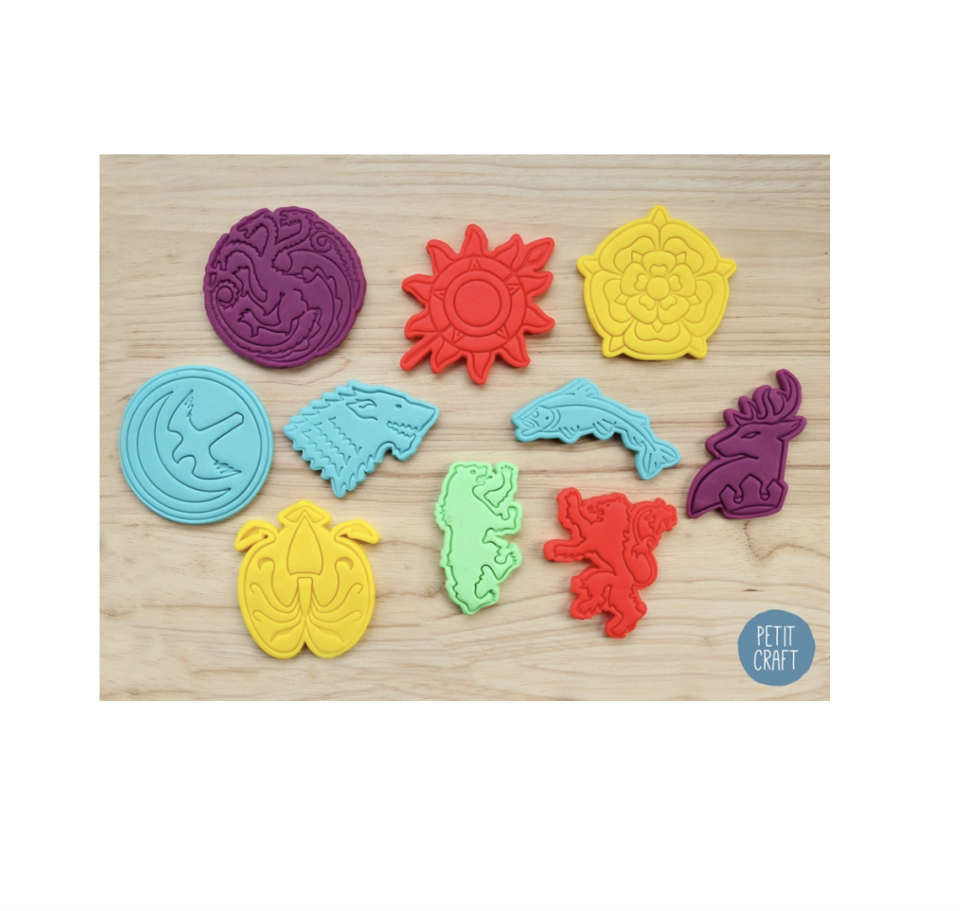 20) 'Game of Thrones' Cookie Cutters