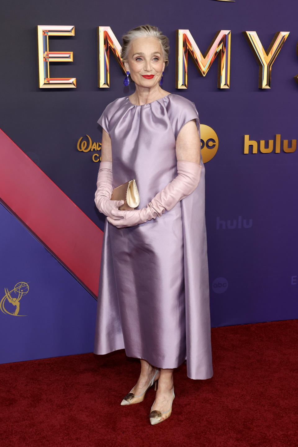 LOS ANGELES, CALIFORNIA - SEPTEMBER 15: Kristin Scott Thomas attends the 76th Primetime Emmy Awards at Peacock Theater on September 15, 2024 in Los Angeles, California. (Photo by Frazer Harrison/Getty Images)