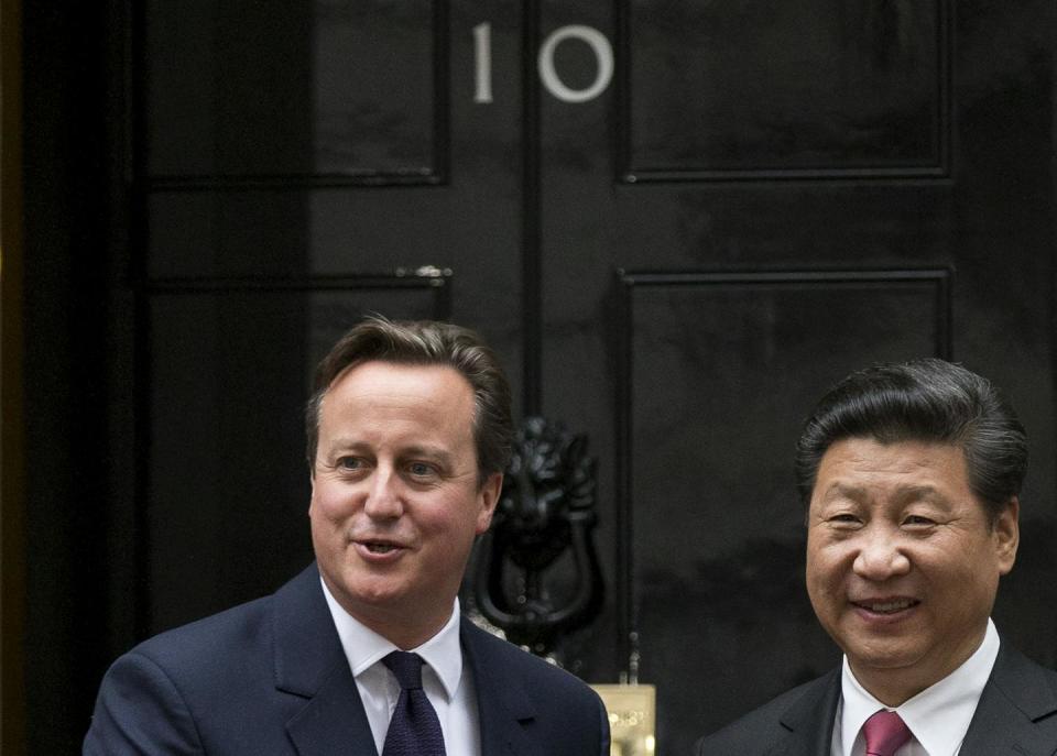 Chinese President Xi Jinping has been more welcome at Downing Street than the White House. <a href="https://newsroom.ap.org/detail/APTOPIXBritainChina/2e25707f5bc640c0b64aea88db77a13f/photo?Query=Xi%20britain%20China&mediaType=photo&sortBy=&dateRange=Anytime&totalCount=50&digitizationType=Digitized&currentItemNo=5&vs=true&vs=true" rel="nofollow noopener" target="_blank" data-ylk="slk:AP Photo/Matt Dunham;elm:context_link;itc:0;sec:content-canvas" class="link ">AP Photo/Matt Dunham</a>