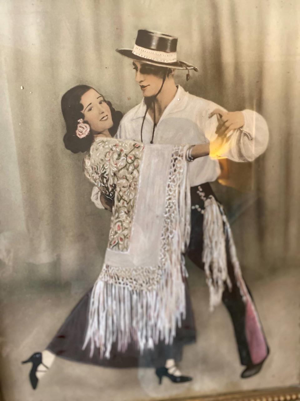 Anna Del Priore dancing with her husband Frank in an undated photo.