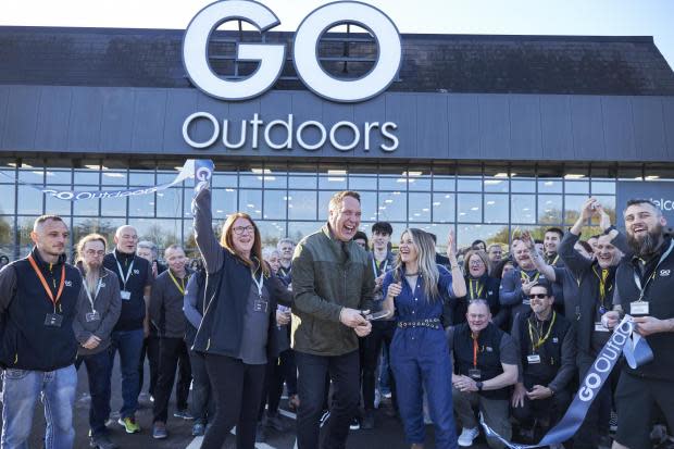 David Seaman and Helen Skelton Open New GO Outdoors Store in