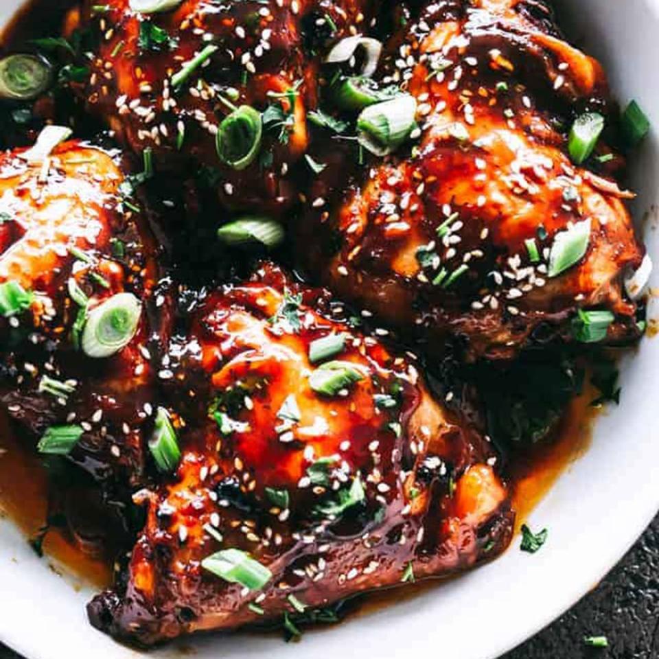 Instant Pot Honey Garlic Chicken Thighs