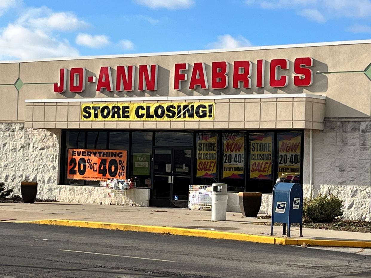 The JoAnn Fabrics and Craft store at the Marion Centre mall will close permanently on Jan. 15, 2023, according to a company spokesperson.