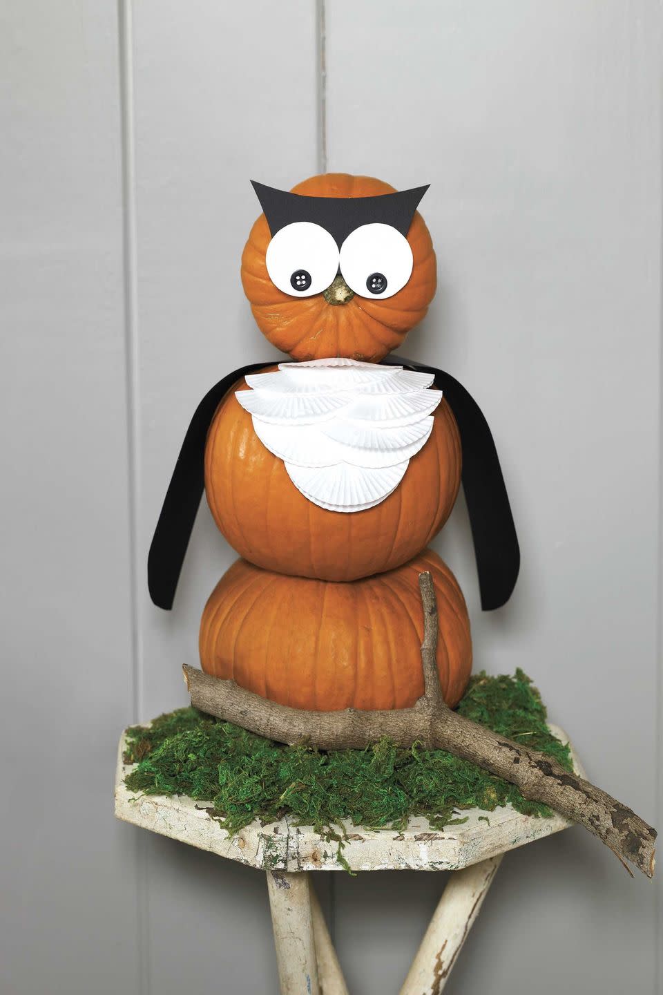 <p>Whoo's cuter than this guy? Fashion an adorable owl out of a stack of pumpkins, paper and other basic craft supplies.</p><p>Get the <a href="https://www.womansday.com/home/crafts-projects/how-to/a6013/craft-project-night-owl-123882/" rel="nofollow noopener" target="_blank" data-ylk="slk:Night Owl Pumpkin Stack tutorial;elm:context_link;itc:0;sec:content-canvas" class="link "><strong>Night Owl Pumpkin Stack tutorial</strong></a>.</p><p><a class="link " href="https://www.amazon.com/Campfire-Suitable-Catering-Crafting-Tezzorio/dp/B09W7BKCSH?tag=syn-yahoo-20&ascsubtag=%5Bartid%7C10070.g.331%5Bsrc%7Cyahoo-us" rel="nofollow noopener" target="_blank" data-ylk="slk:SHOP BAMBOO SKEWERS;elm:context_link;itc:0;sec:content-canvas">SHOP BAMBOO SKEWERS</a></p>