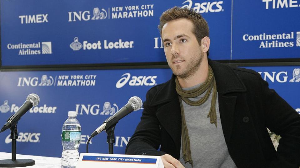 Ryan Reynolds NYC Marathon