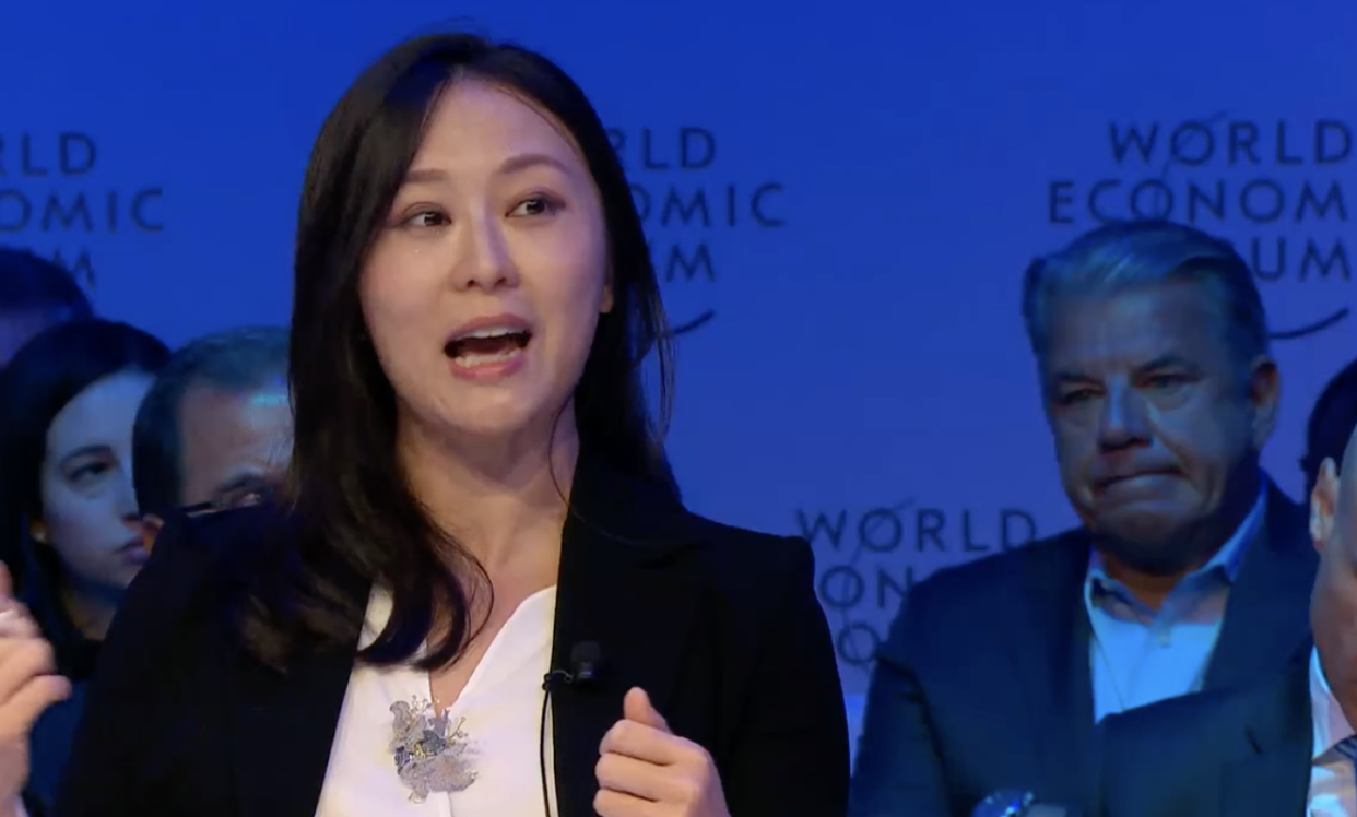 Dr Keyu Jin. Associate Professor of Economics. Department of Economics. Photo: World Economic Forum