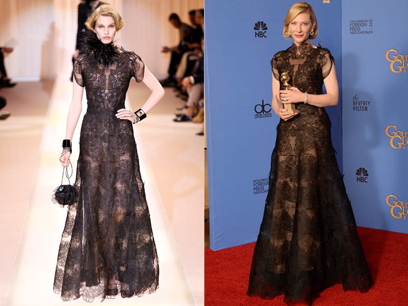 Armani Privé Fall 2013; Cate Blanchett in 2014