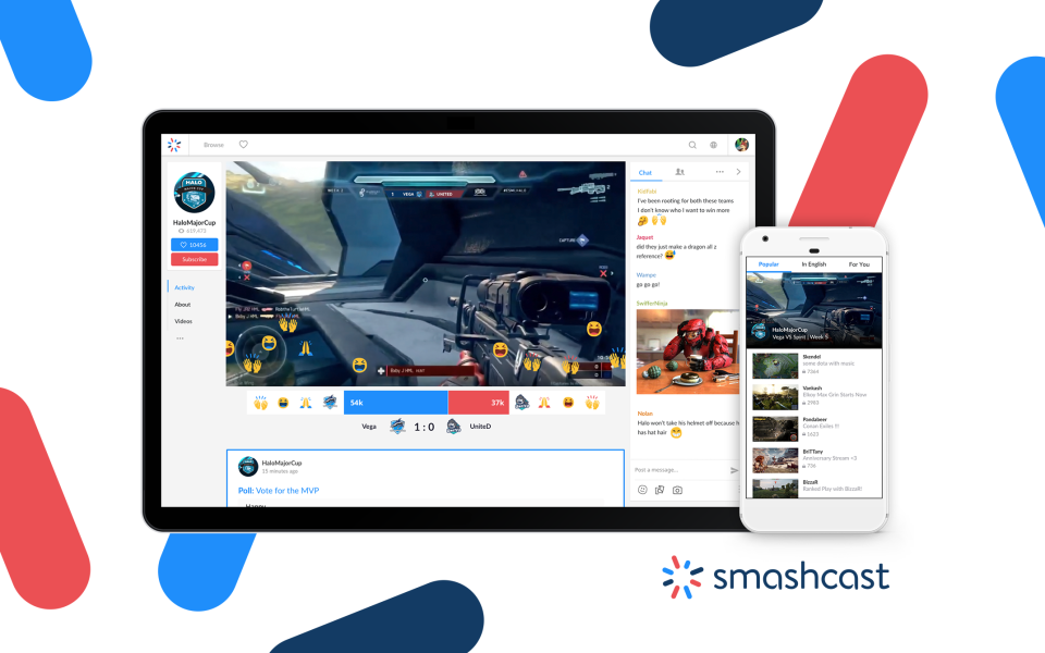 Smashcast is aiming to compete with Twitch. (Smashcast)