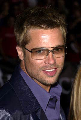 Brad Pitt at the Westwood premiere of Warner Brothers' Rock Star