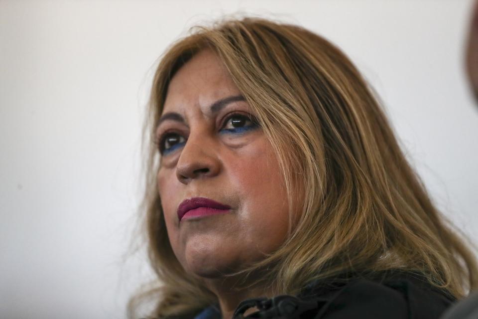 Alexandra Villavicencio, hermana del fallacido candidato presidencial.