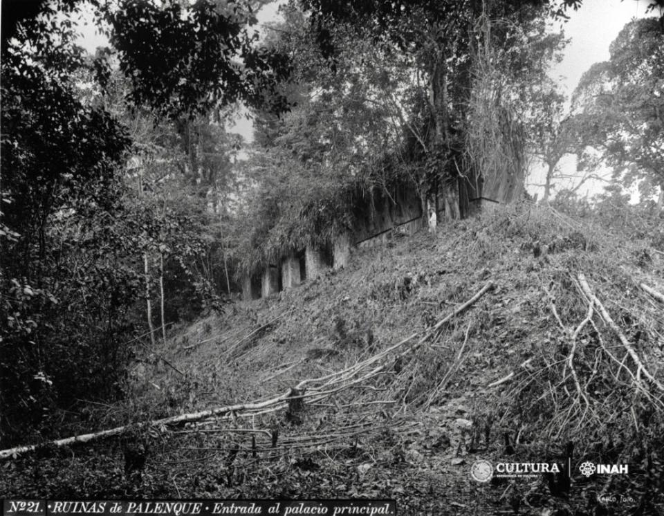 Palenque, Chiapas, fotos de antes y ahora