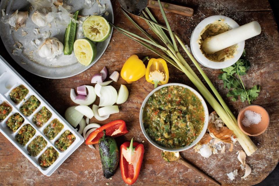 Sofrito from "Roots, Heart, Soul: The Story, Celebration, and Recipes of Afro Cuisine in America" by Todd Richards with Amy Paige Condon for Harvest an Imprint of Harper Collins
