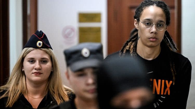 Brittney Griner in Russian court