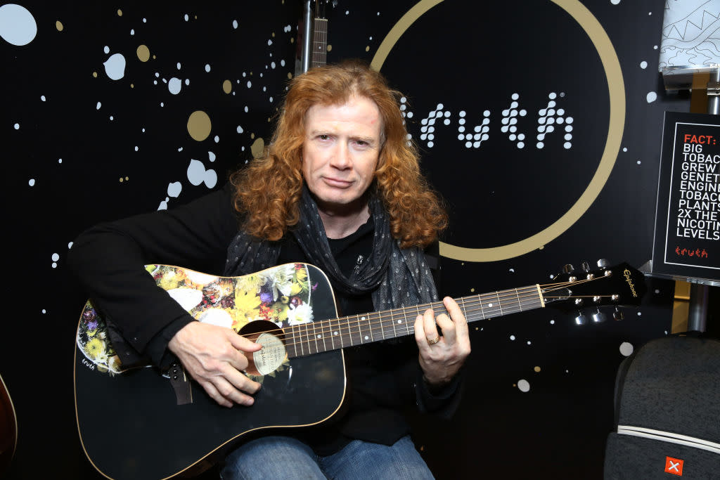 Dave Mustaine reached out to his fans during cancer treatment. (Photo: JP Yim/Getty Images for NARAS) 