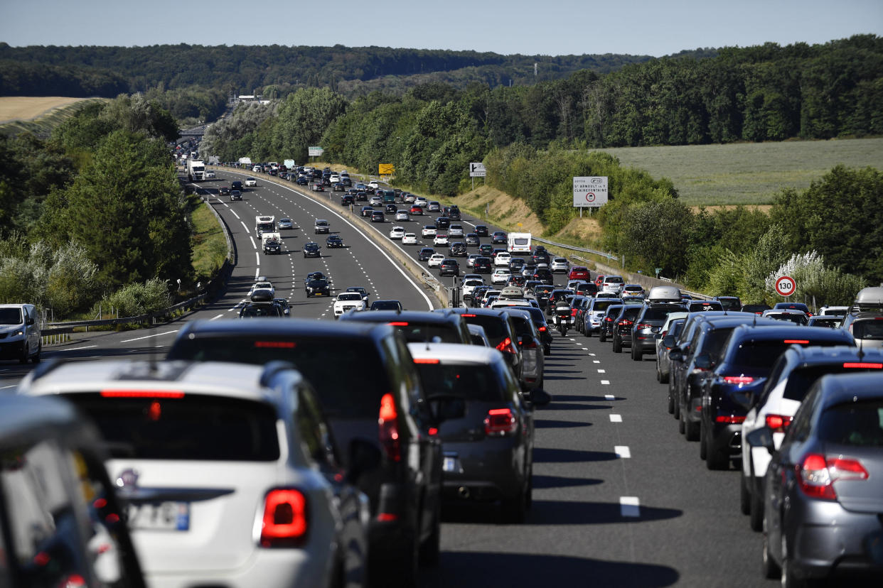 Bison Futé prévoit un trafic particulièrement dense pour ce week-end de la Pentecôte. Photo d’ullustration de l’A10.