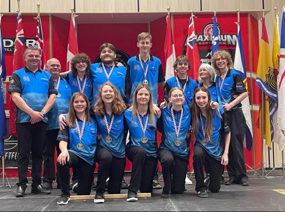 Caidynce Rever qualified for the World Masters about placing third in youth female division of the darts nationals in May 2024, held in Saint-Hyacinthe, Que. She was playing alongside athletes on Team Alberta.