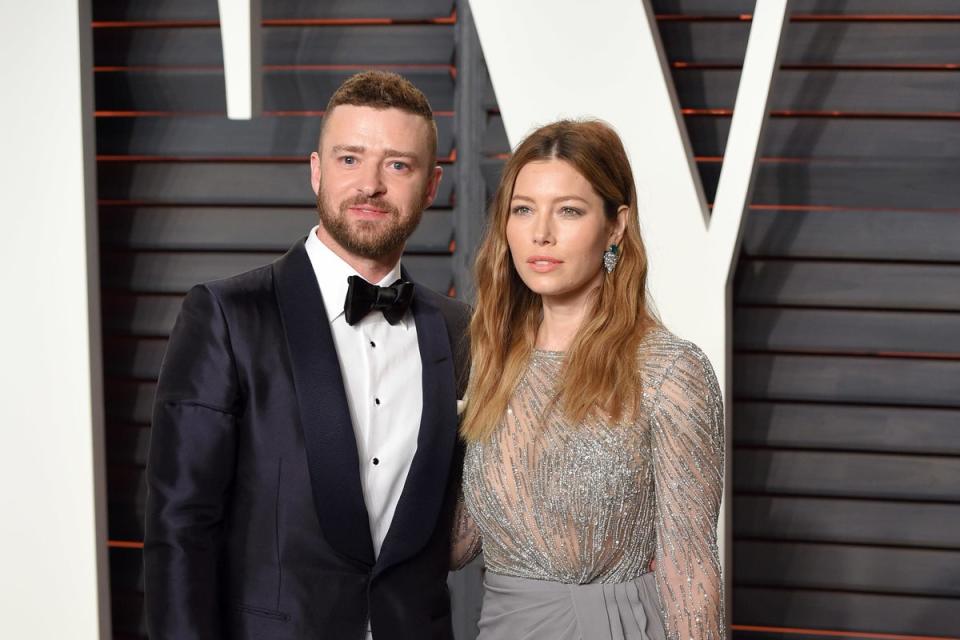 Justin Timberlake and Jessica Biel are celebrating their 10th wedding anniversary (PA Archive)