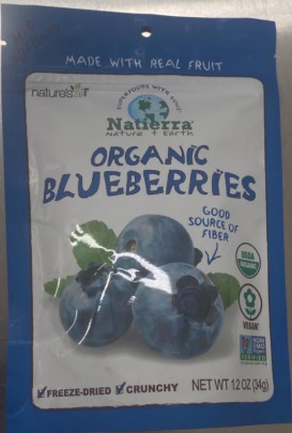 Natierra Organic Freeze-Dried Blueberries