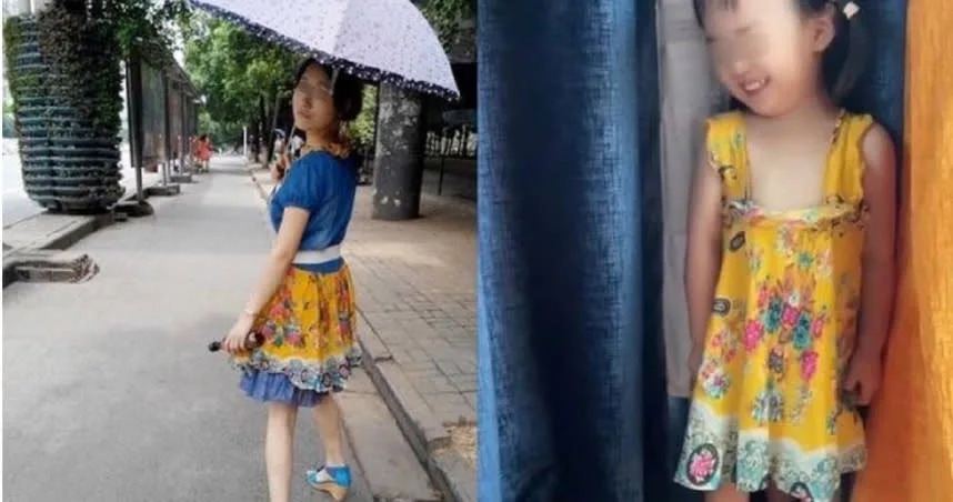 大陸遼寧省一位奶奶日前將女兒的舊衣服改製成吊帶裙童裝，送給孫女當禮物。（圖／翻攝自網易網）