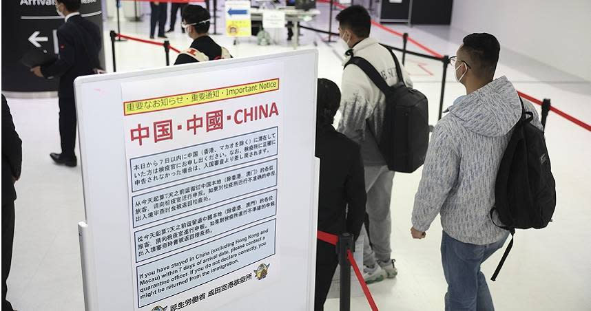 日媒報導指出，中國已停止向日本人發放新的簽證。（示意圖／達志／美聯社）