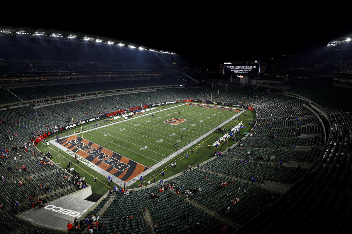 NFL Says Suspended Bills-Bengals game will not resume this week. – The  Hollywood Reporter