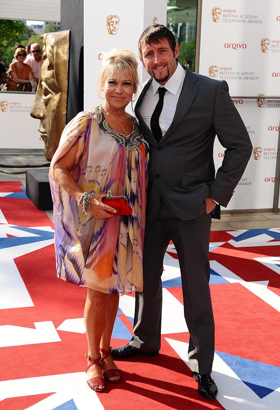 Tina Malone and husband Paul arriving for the 2012 Arqiva British Academy Television Awards (PA)