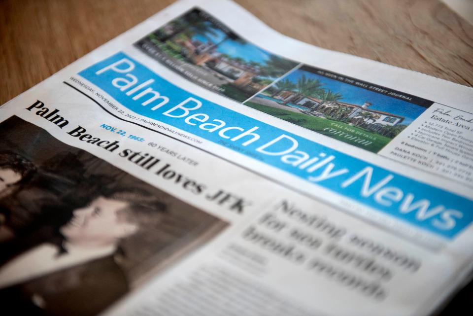 The Palm Beach Daily News is also known as The Shiny Sheet.