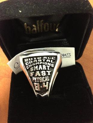 First look at K-State football's Big 12 Championship rings