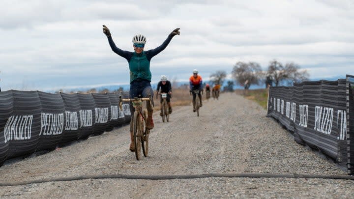 <span class="article__caption">Nash crossing the line</span> (Photo: Brian Tucker)