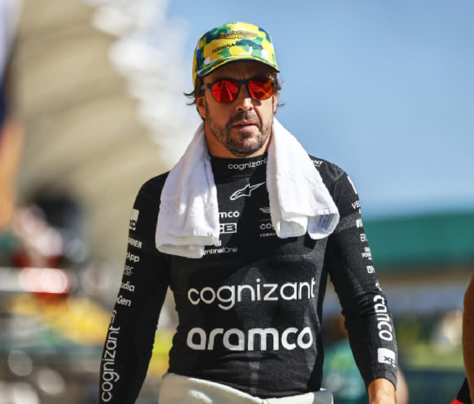 <em>Formula 1 driver Fernando Alonso walks off his DNF at the Austin Grand Prix.</em><p>Courtesy Image</p>