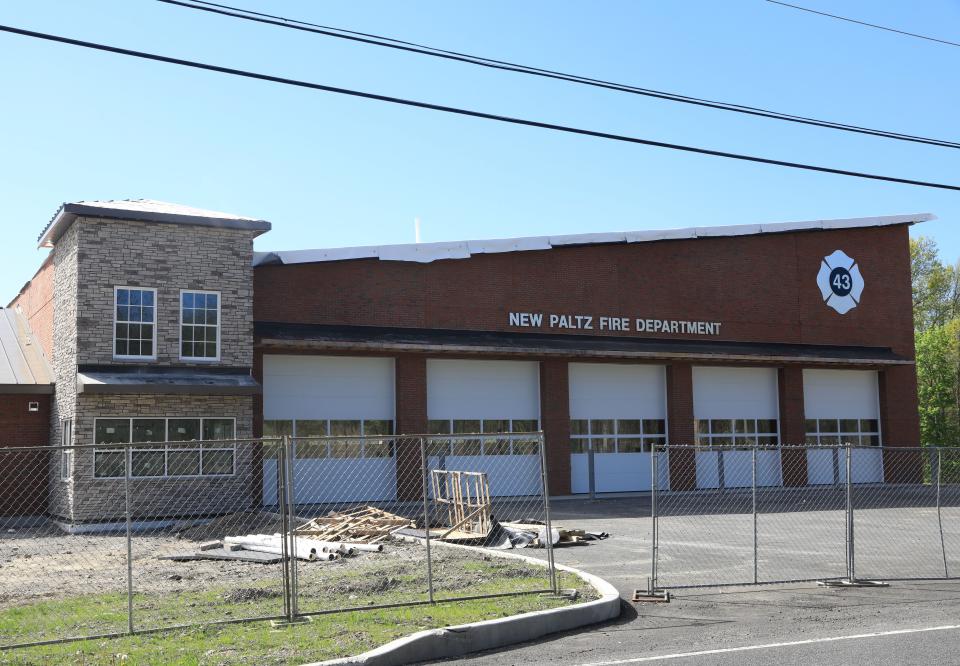 Construction underway at the New Paltz Fire Department and the East of Wallkill Emergency Operations Center in New Paltz on May 11, 2022.
