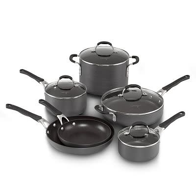 3. Cooking with Calphalon® 10-pc. Hard-Anodized Cookware Set