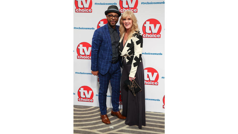 Siobhan Finneran and Don Gilet attend the TV Choice Awards 2022