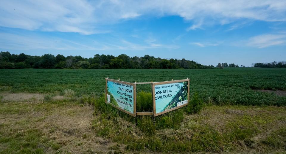 Funding will allow the Ozaukee-Washington Land Trust to continue with the Cedar Gorge Clay Bluffs conservation project in Ozaukee County.