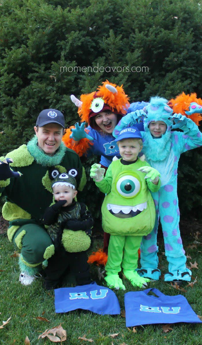 DIY Family Monsters University Costume