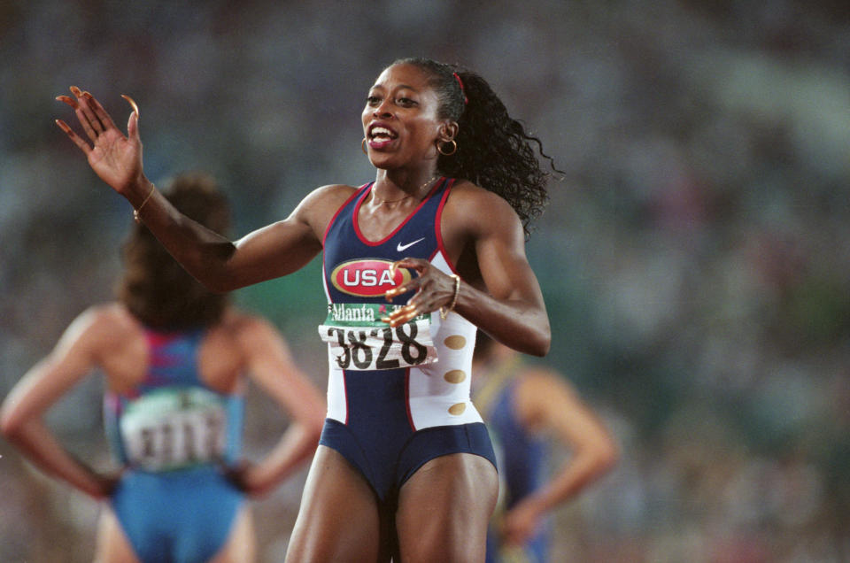 Leichtathletin Gail Devers trug XXL-Fingernägel bei ihren Rennen. (Bild: Getty Images)