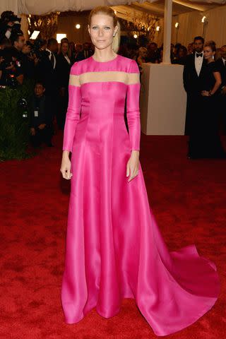 <p>Dimitrios Kambouris/Getty</p> Gwyneth Paltrow at the 2013 Met Gala.