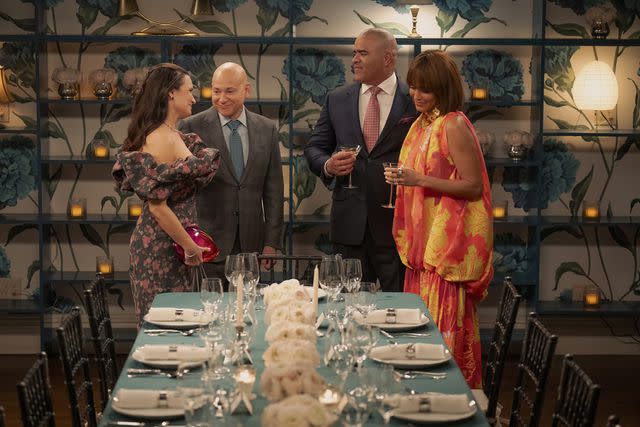 <p>Craig Blankenhorn/Max   </p> Kristin Davis, Evan Handler, Christopher Jackson and Nicole Ari Parker on 'And Just Like That...'