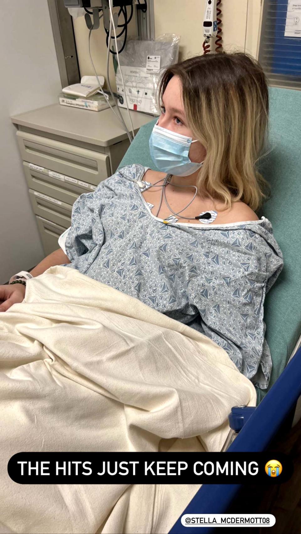 Tori Spelling Shares Photo of Daughter Stella, 14, in the Hospital