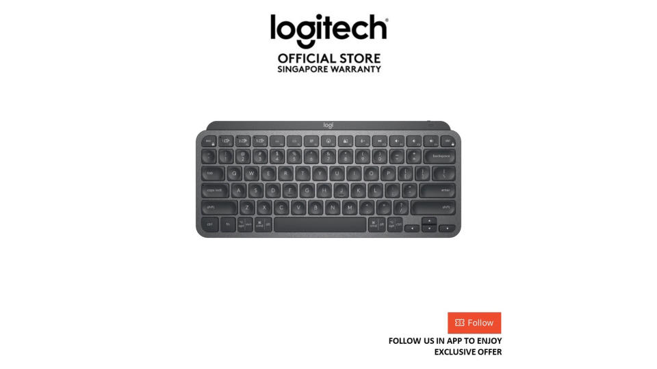 Logitech MX Keys Mini Minimalist Wireless Illuminated Keyboard. (Photo: Shopee SG)