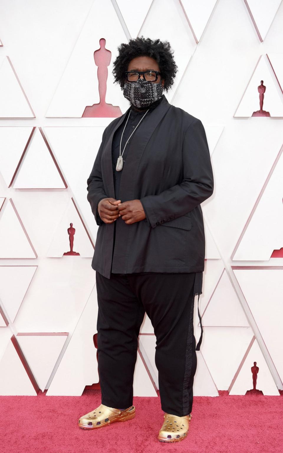 Questlove crocs oscars gold - Getty Images
