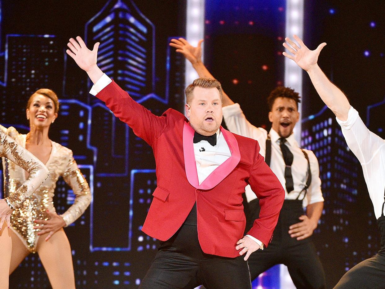 Ludicrousness: James Corden sings and dances while serving as host of the 2019 Tony Awards (Theo Wargo/Getty Images)