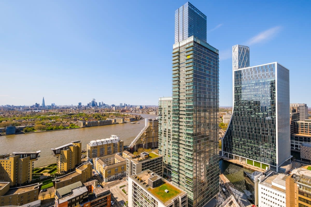Alta at Consort Place is a 35-storey tower in Canary Wharf which offers one and two-bed flats available with shared ownership  (Handout)