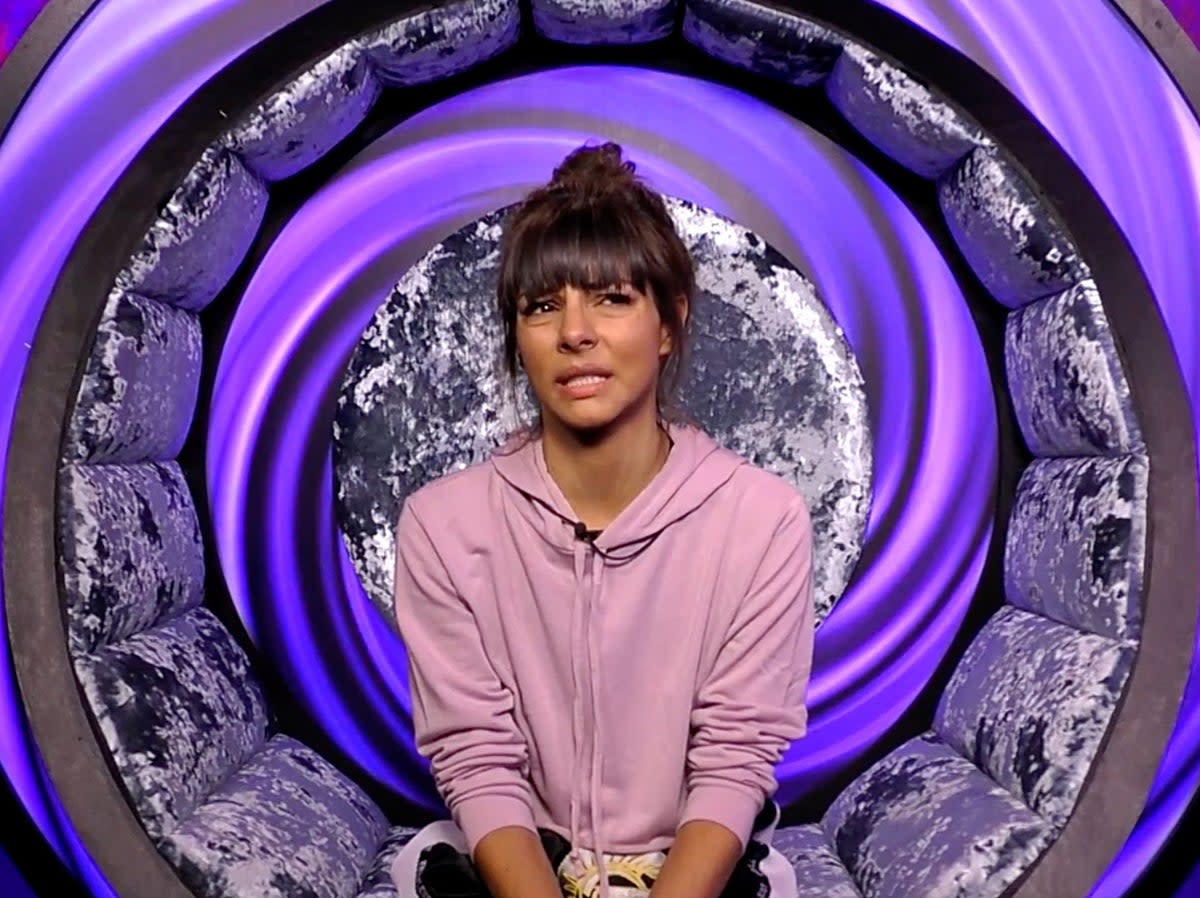 Roxanne Pallett on ‘Celebrity Big Brother’ in August 2018 (Shutterstock)