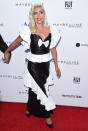 <p>A star was born on the red carpet (sorry), as Lady Gaga chose a monochrome Rodarte dress of dreams at the Daily Front Row Awards. <em>[Photo: Getty]</em> </p>