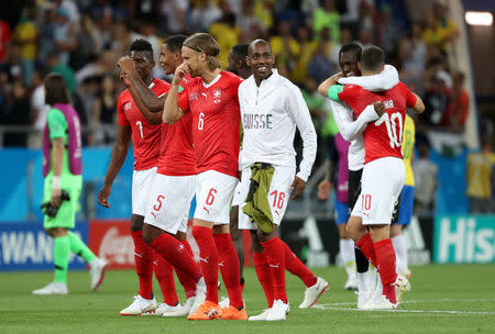 Partido entre Brasil y Suiza válido por el Grupo E del Mundial de Rusia, Rostov Arena, Rostov del Don, Rusia - 17 de junio de 2018. REUTERS/Marko Djurica