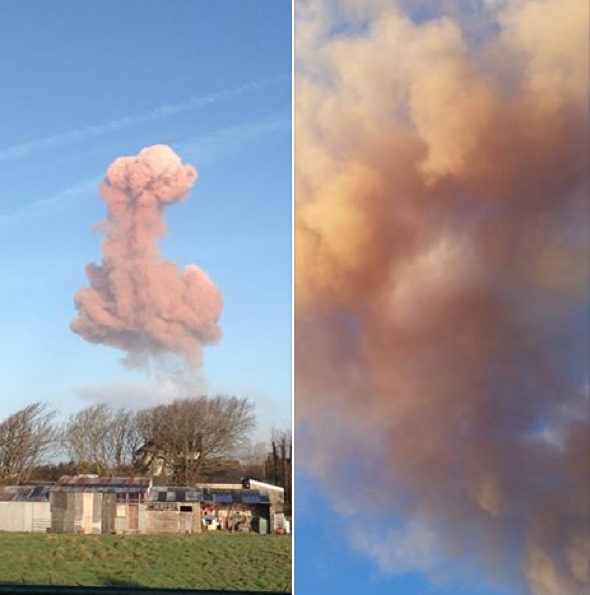 Penis-shaped cloud gets locals giggling in Wales